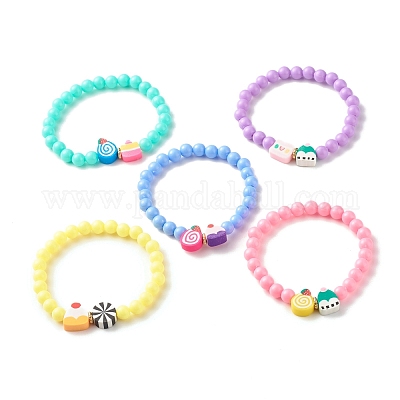 DIY CANDY JEWELRY-candy bracelet-earings and ring-Polymer Clay