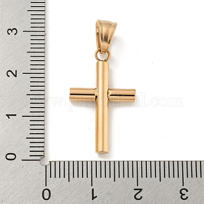 Подвески из нержавеющей стали 304 с ионным покрытием (IP) и кубическим цирконием STAS-C102-06B-RG-1