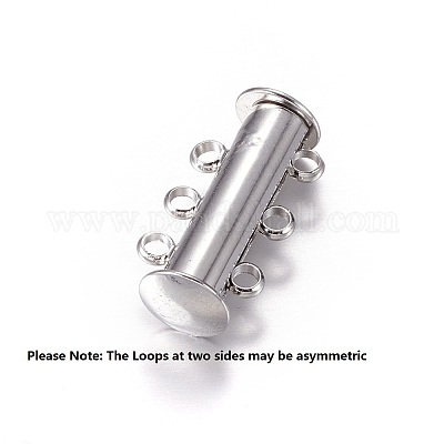 3-пряди латунные магнитного слайд замок застежки E214-1