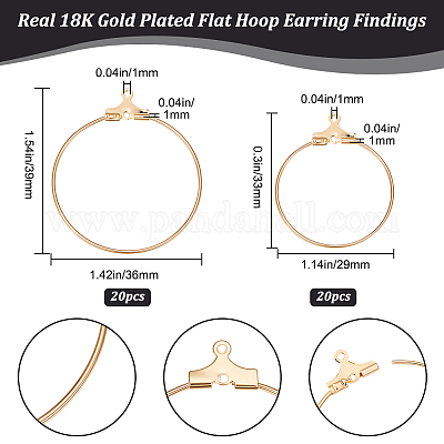 40шт. 2 латунных подвески KK-BBC0009-64-1