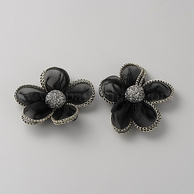 Съемные зажимы для пряжек из кружева и пластика FIND-WH0423-74B-1