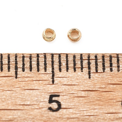 Зажимные бусины из латуни KK-S509-01KCG-02-1