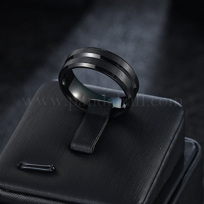 Кольца из нержавеющей стали 201 с рифлением для мужчин WG2ADDA-25-1