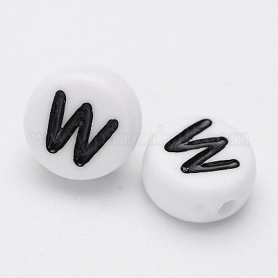 Акриловые бусины Y-PL37C9070-W-1