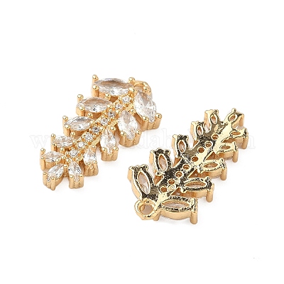 Латунные микро проложить кубического циркония подвески KK-S531-14G-B-1