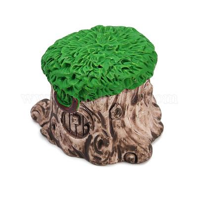 Искусственный домик на дереве украшения из смолы DJEW-S002-02B-1