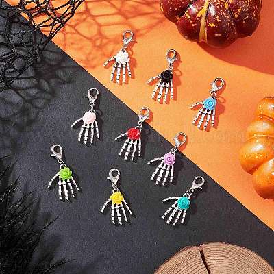 Смола подвеска украшения HJEW-JM04224-1