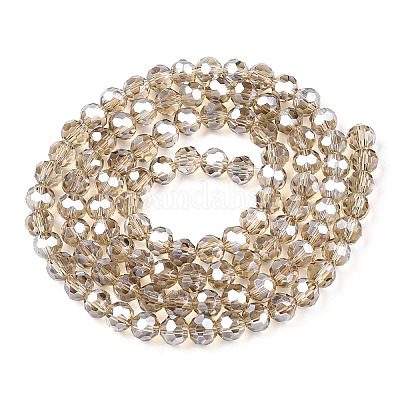 Гальванизируйте прозрачное стекло бисер нитей EGLA-A035-T6mm-A16-1
