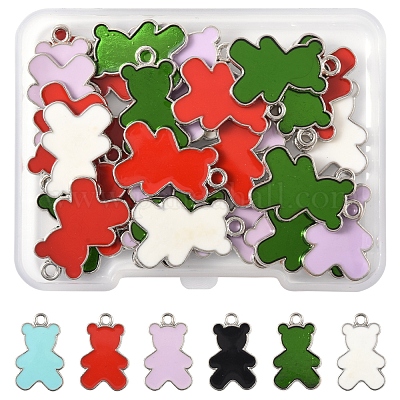 36 шт. Подвески из сплава с эмалью ENAM-FS0002-88P-1