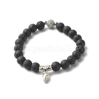 Набор браслетов с магнитной застежкой-сердечком для пары лучших друзей BJEW-JB06791-1