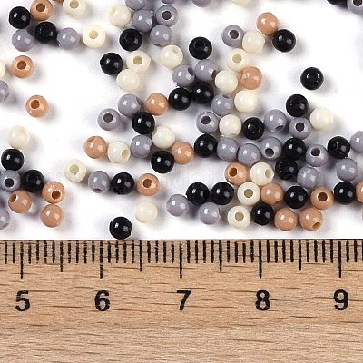 Непрозрачные акриловые бусины OACR-H118-07A-02-1