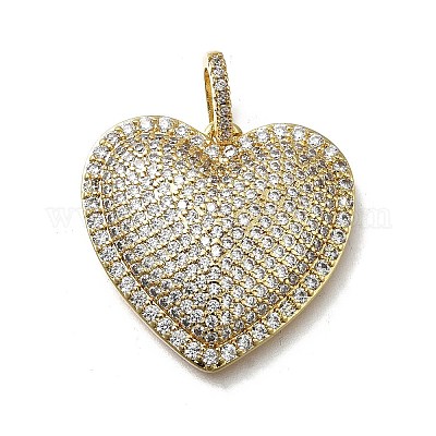 Латунные микро проложить кубического циркония подвески KK-C090-44G-1