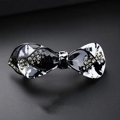 Заколки для волос из акрила с бантом PW-WG89020-02-1