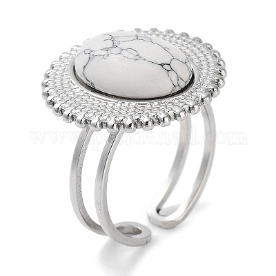 Ионное покрытие (IP) кольцо из нержавеющей стали 304 RJEW-B059-03P-03-1