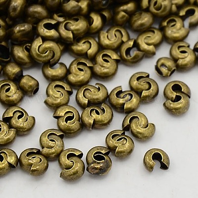 Wholesale Brass Crimp Beads Covers 