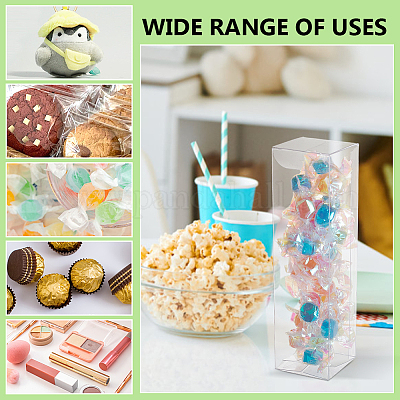 Прямоугольные упаковочные коробки из ПВХ CON-WH0099-30B-1