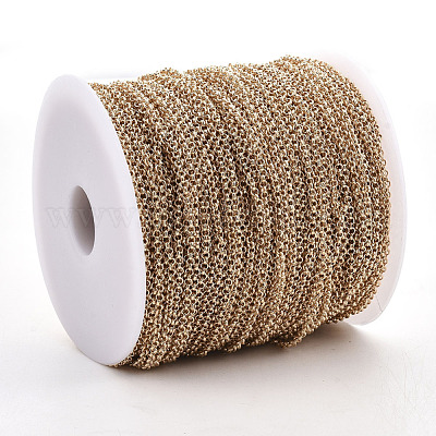 Паяные латунные цепи Роло CH-S125-08A-LG-1