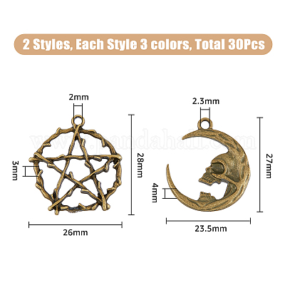 Подвески из сплава 30 шт. FIND-FH0007-06-1