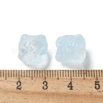 Выпечка расписные прозрачные стеклянные бусины X1-GLAA-C035-01P-1