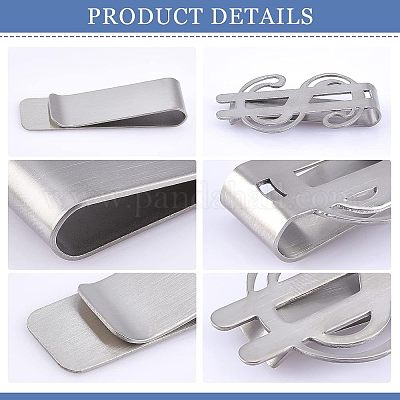 8 шт. 2 зажима из нержавеющей стали AJEW-CA0001-76-1