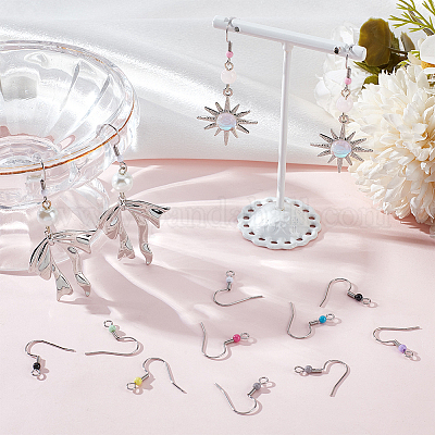 200 шт. крючки для сережек из нержавеющей стали 304 STAS-SP0001-42-1