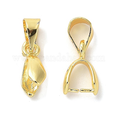 Латунные держатели кулонов с покрытием стойки KK-R211-03G-1