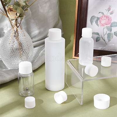 56 шт. 4-х видов пластиковых завинчивающихся колпачков AJEW-BC0003-85A-1