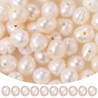 100 шт. бусины из натурального пресноводного жемчуга PEAR-LT0001-18-1
