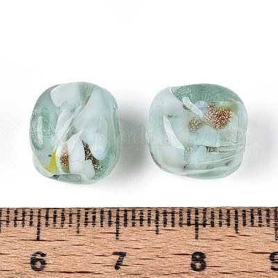 Бусины ручной работы бусины золотого песка LAMP-T021-32C-1