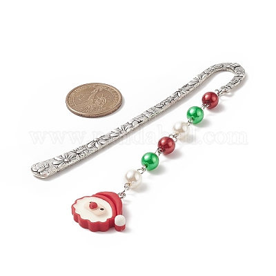 Кулон из смолы с рождественской тематикой AJEW-JK00206-1