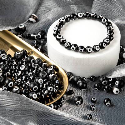 3 нить 3 стилей ручной работы сглаз лэмпворк круглые бусы LAMP-LS0001-12E-1