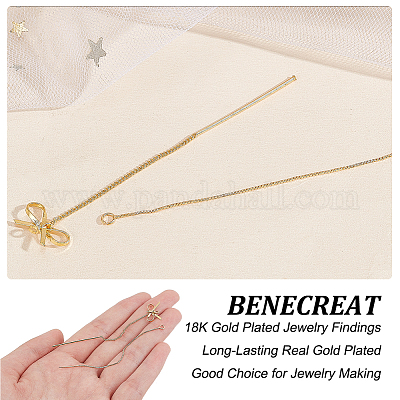 8 шт. 2 стильные латунные серьги-гвоздики KK-BC0009-30-1