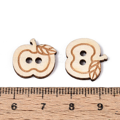 Пуговицы из яблоневого дерева BUTT-T013-14B-1