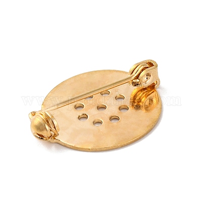Латунная фурнитура для броши KK-D266-01LG-1