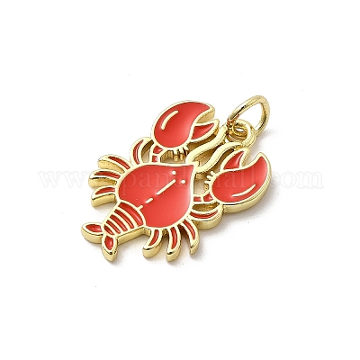 Латунь эмаль подвески KK-P338-03D-G-1