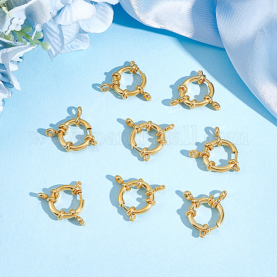 8 шт. пружинные кольцевые застежки из нержавеющей стали 304 STAS-UN0057-88-1