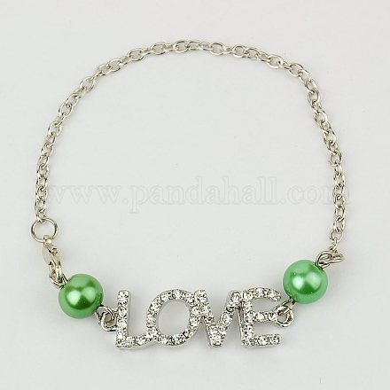 Bracelets clignotants pour la Saint Valentin BJEW-JB01131-06-1