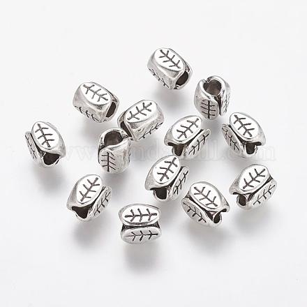 Perles en alliage de style tibétain X-LF5008Y-1
