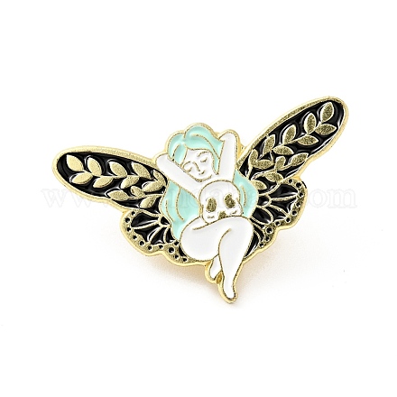 Angel Fairy Butterfly Wing Enamel Pin JEWB-J005-01B-G-1
