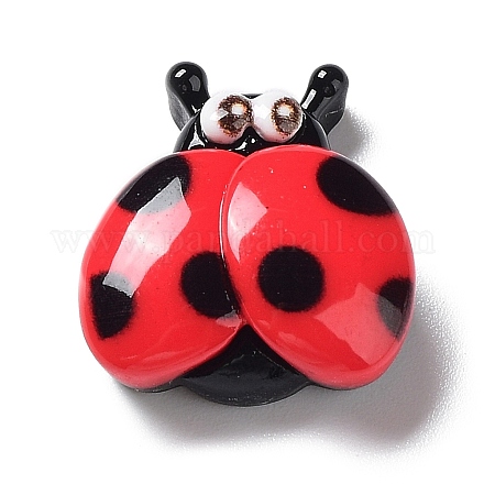 Opaque Resin Cute Insect Cabochons RESI-Q217-01A-1