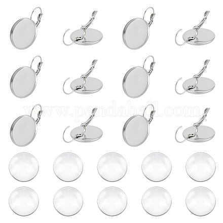 20 шт. фурнитура для сережек из нержавеющей стали 304 DIY-UN0055-88-1