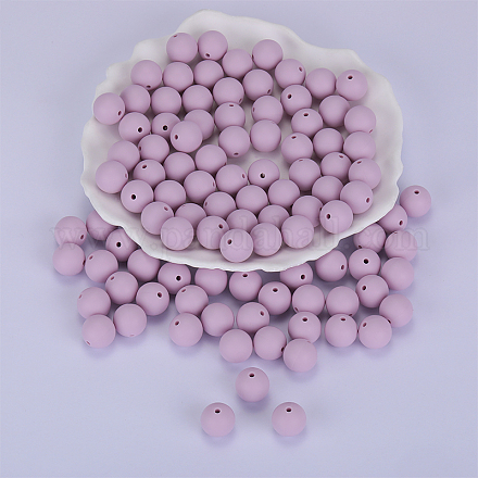 Perles focales rondes en silicone SI-JX0046A-136-1