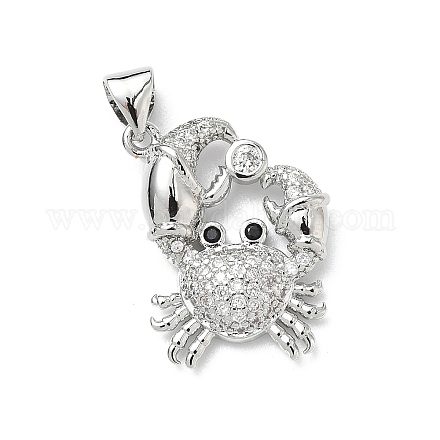 Латунные микро проложить кубического циркония подвески KK-P330-01B-P-1