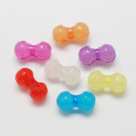 Imitation Jelly Acrylic Beads JACR-S013-M-1