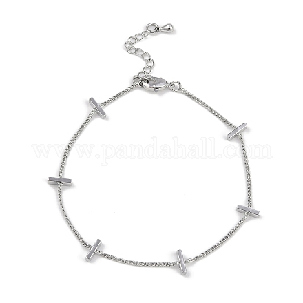 Латунные браслеты с покрытием для женщин BJEW-K244-08C-P-1