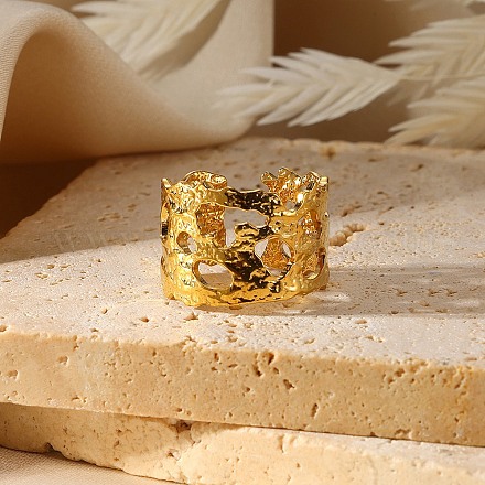 Кольца-манжеты из нержавеющей стали 304 для женщин RJEW-U060-01J-G-1