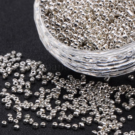 12/0 Electroplate Glass Seed Beads X-SEED-Q003-2-1