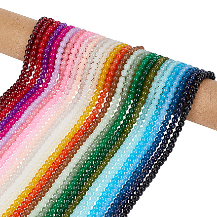 28 подставка для 28-х цветных стеклянных бусин GLAA-PH0002-87-1