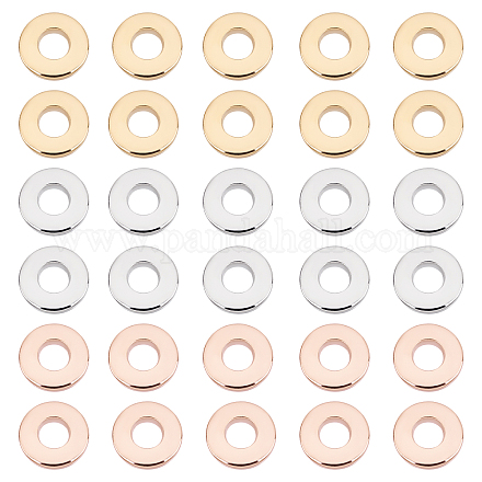 60 шт. 3 цвета 201 соединительные кольца из нержавеющей стали STAS-UN0036-94-1