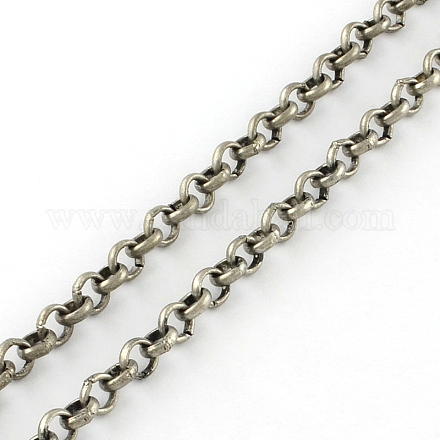 Iron Rolo Chains CH-J001-BL3.8-AS-1